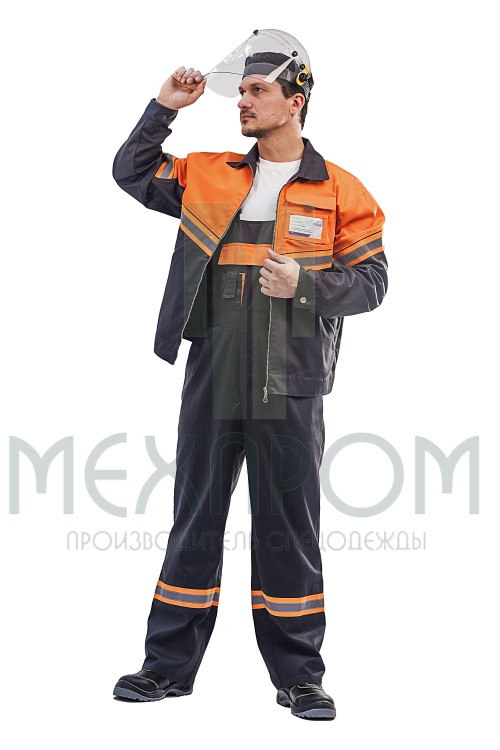 Куртка Илион графит/оранжевый 4.5
