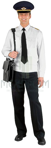 Куртка-сорочка белая, длинный рукав